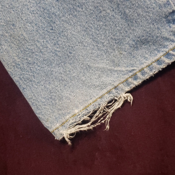 Vintage Y2K Men's Austin Brand Distressed Denim Blue Jeans - Picture 9 of 15